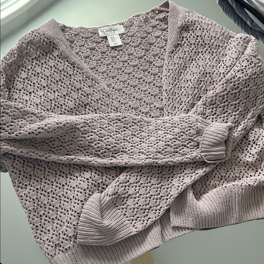 Jessica Simpson Women's Crochet Sweater - Cream
